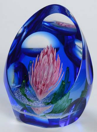 Caithness Paperweight Protea - With Box Bx746