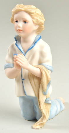 Cybis Figurines Bedtime Jody-Boy In Bed Clothes - No Box