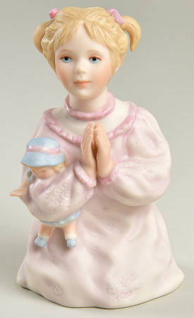 Cybis Figurines Bedtime Beth-Girl In Bed Clothes - No Box