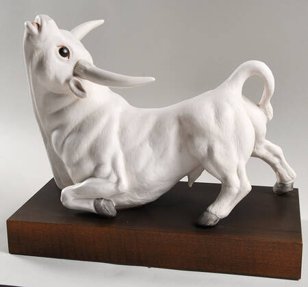 Cybis Figurines Zeus The Bull-God Of The Thunderbolt - No Box