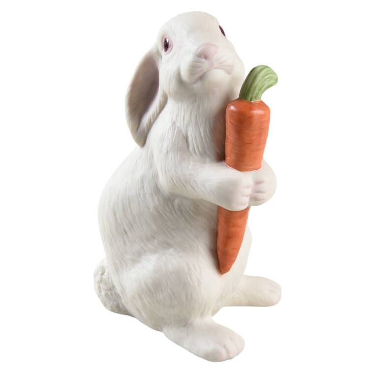 Cybis Figurines Bunny With Carrot-50th Anniv - No Box