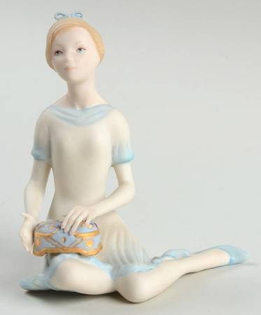 Cybis Figurines Pandora - Blue Dress - No Box