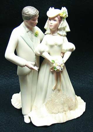 Cybis Figurines Bride And Groom-Miniature - No Box