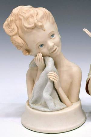 Cybis Figurines Girl W/ Blanket - No Box