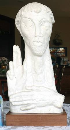 Cybis Figurines The Prophet-Bust White Bisque - No Box