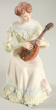 Cybis Figurines Marguerite, Mandolin - No Box