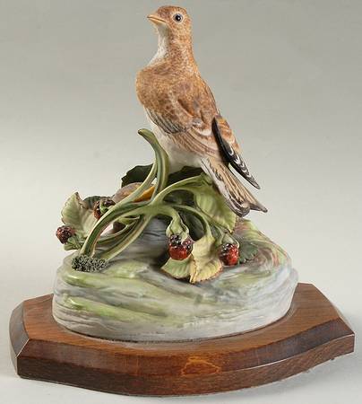 Cybis Figurines Skylark-Male With Berries - No Box