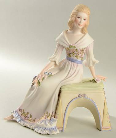 Cybis Figurines Rose White - No Box