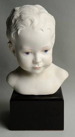 Cybis Figurines Baby Boy Head Bust - No Box