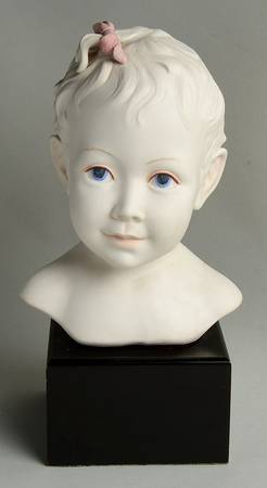 Cybis Figurines Baby Girl Head-Bust - No Box