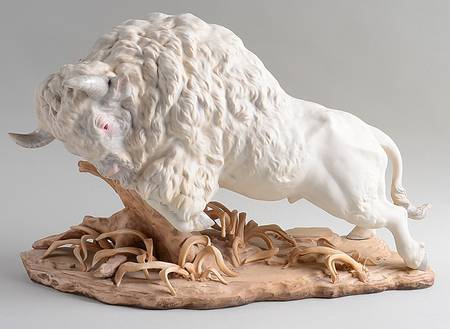 Cybis Figurines American White Buffalo - No Box