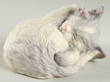 Cybis Figurines Tabitha - Sleeping Cat - No Box
