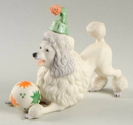 Cybis Figurines Pierre The Performing Poodle Circus - No Box