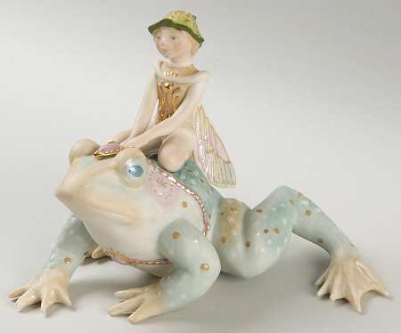 Cybis Figurines Tiffin On Frog - No Box