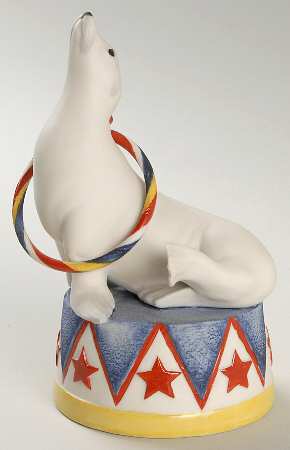Cybis Figurines Sebastian-The Circus Seal - No Box