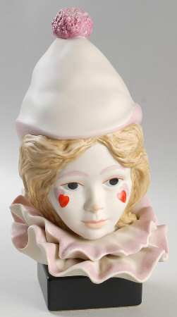 Cybis Figurines Valentine-Clown Bust - No Box