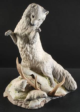 Cybis Figurines Arctic White Fox - No Box