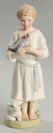 Cybis Figurines David-Shepherd Boy With Dove - No Box