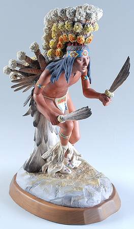 Native American Studies Great Thunder-Crow Dancer - No Box