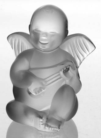 Religious Cherub With Mandolin - Boxed