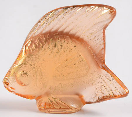 Aquarium Fish Fish - Amber 24k Gold Flake - Boxed