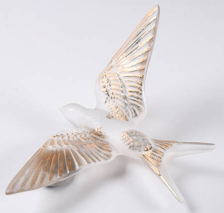 Birds Swallow Wall - Gold - With Box