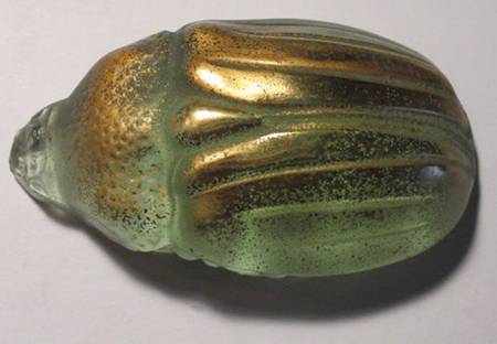 Insects & Butterflies Scarab Meloe-Light Green/Gold - Boxed