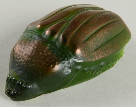 Insects & Butterflies Scarab Meloe-Lime Green/Bronze - Boxed