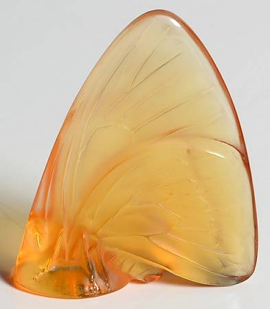 Grand Nacre Butterfly Butterfly - Amber No Enamel - Boxed
