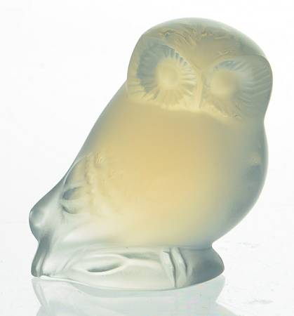 Birds Owl Nyctal - Opalescent - With Box