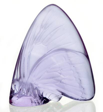 Grand Nacre Butterfly Butterfly - Lilac No Enamel - With Box