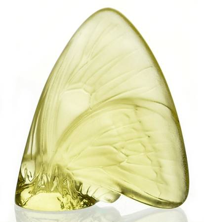 Grand Nacre Butterfly Butterfly - Yellow No Enamel - Boxed