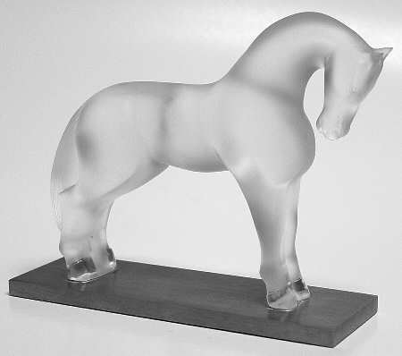 Animals-Domestic Siglavy - Horse On Metal Base - Boxed