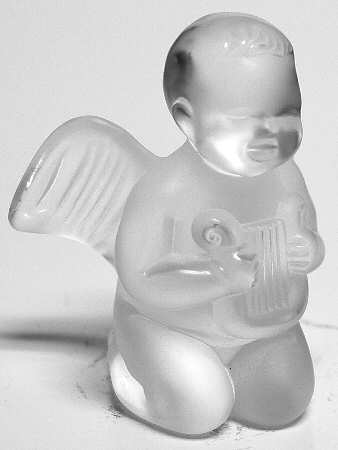 Religious Cherub With Lyre - Boxed
