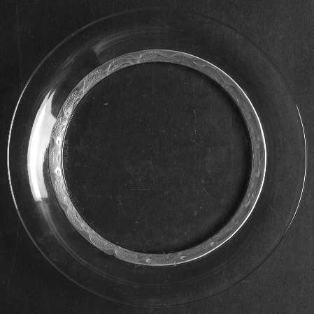 Lalique Figurines & Paperweights Fish-Dessert Plate - Nb957, No Box