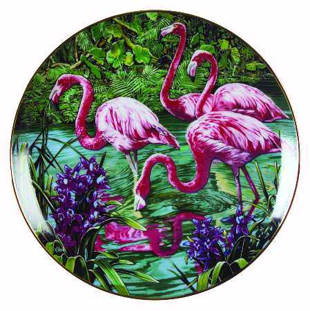 Exotic Birds of Tropique Rosy Flamingos - No Box