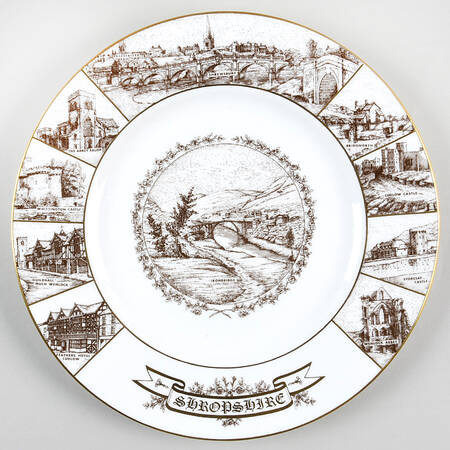 Single Release Plates Shropshire - Iron Bridge - No Box