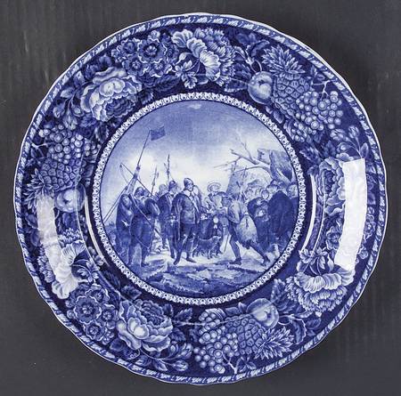 Single Release Plates Landing Of The Pilgrims - Boxed