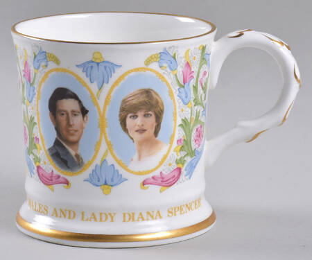 Coalport Royalty Giftware Charles & Diana Marriage Mug - No Box