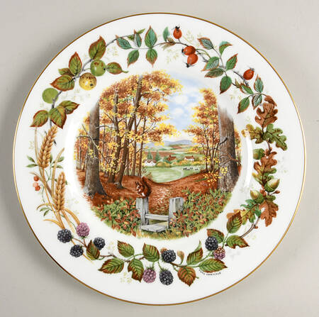 Woodland Seasons-Plate Autumn Ramble - No Box