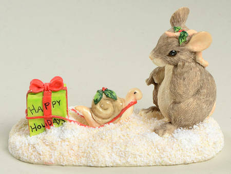 Charming Tails Waiting For Christmas - Boxed