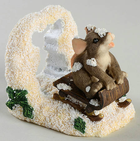 Charming Tails Dashing Through The Snow - Boxed