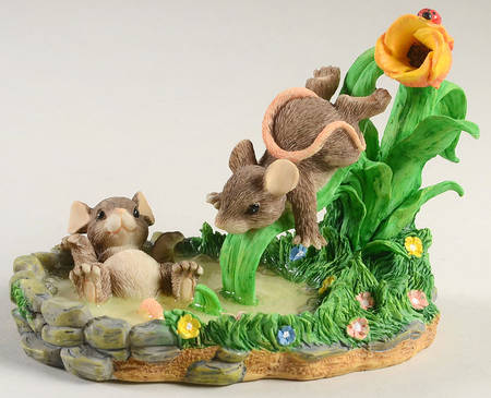 Charming Tails The Waterslide - With Box-Bx551