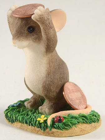 Charming Tails Penny For Your Thoughts - Wtih Box Bx385