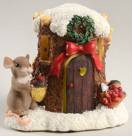 Charming Tails It's The Giving That Counts-Lighted - With Box