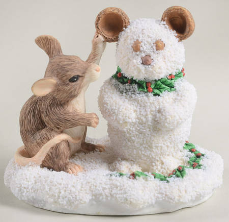Charming Tails Mickensy Building A Snowmouse - Boxed