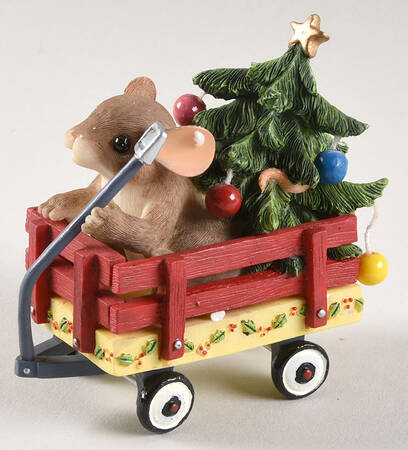 Charming Tails Ready To Get Christmas Rolling - Boxed