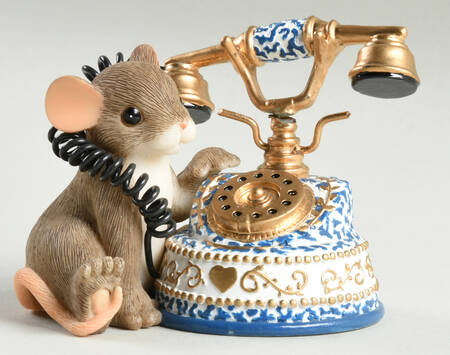 Charming Tails I'm Just A Phone Call Away - With Box Bx326