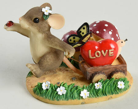 Charming Tails Bringing Along A Little Love - Boxed