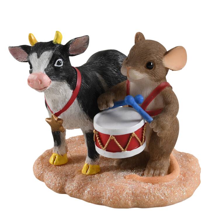 Charming Tails I'm Moo-Ved By You - Boxed